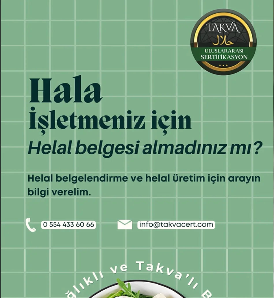 TAKVA Sertifikasyon, helal belgelendirme, helal gıda belgelendirme, helal gıda eğitimleri, takvacert instagram