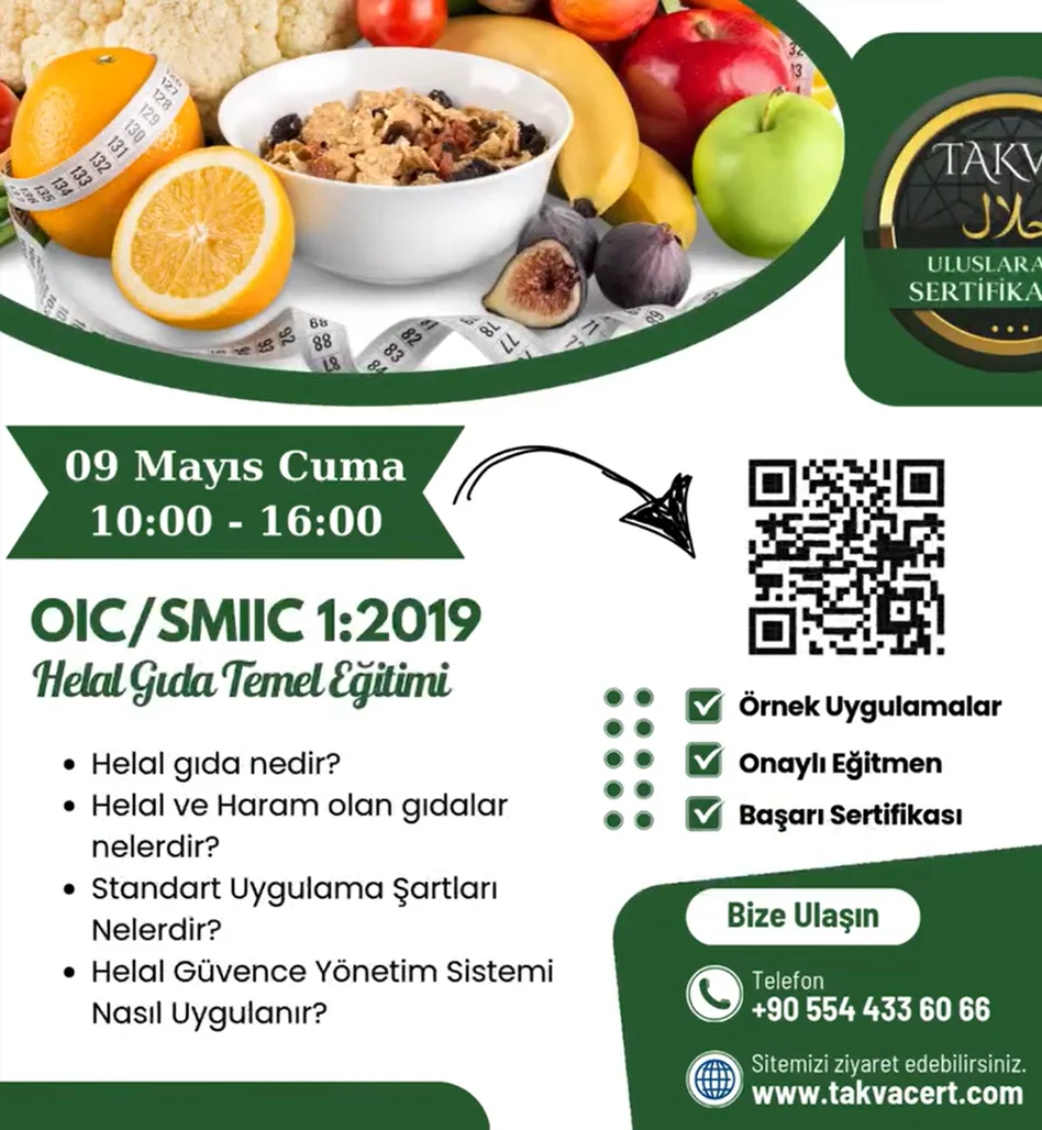 TAKVA Sertifikasyon, helal belgelendirme, helal gıda belgelendirme, helal gıda eğitimleri, takvacert instagram